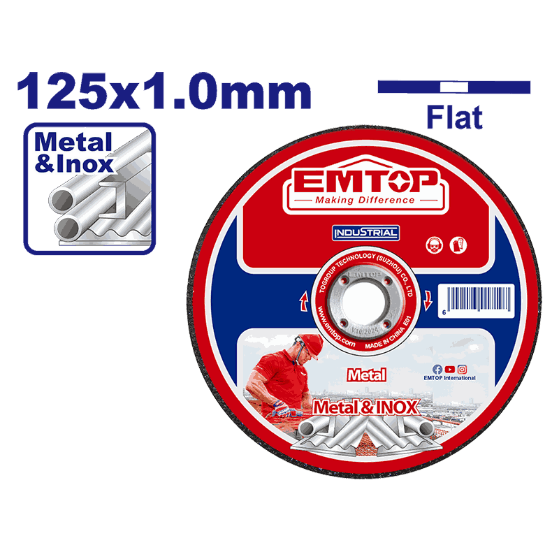 картинка Диск отрезной по металлу от ТМ EMTOP
